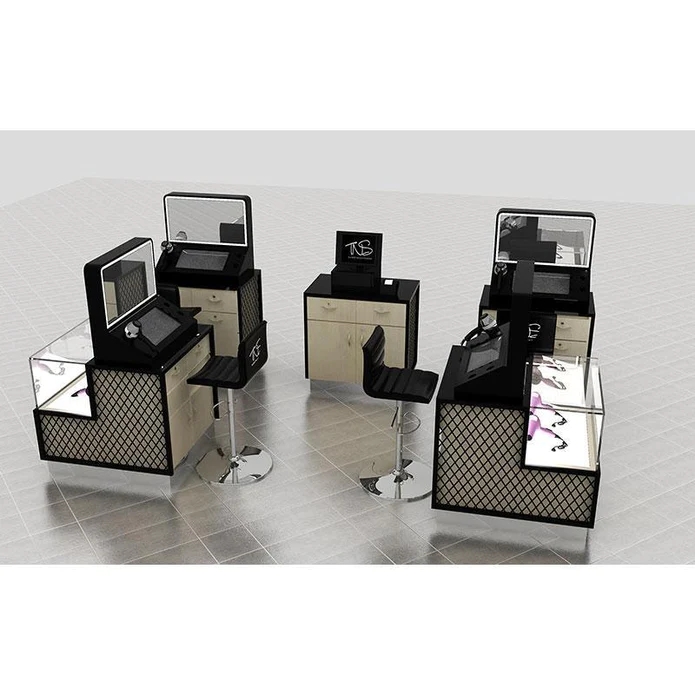 Curling Iron Display Counter