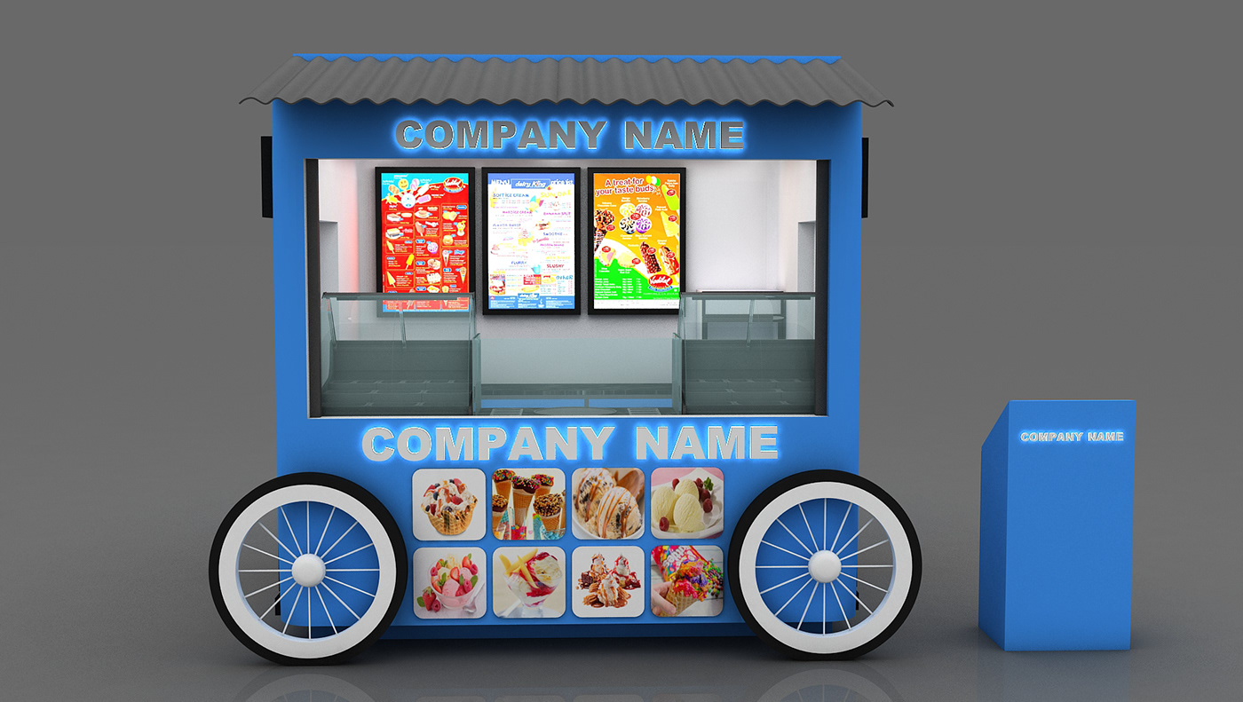 ice cream cart