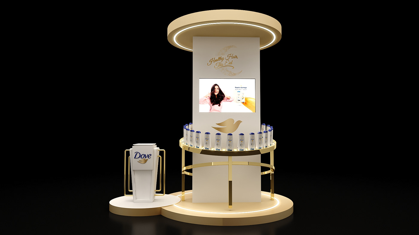 Pop-Up Round Cosmetic Display