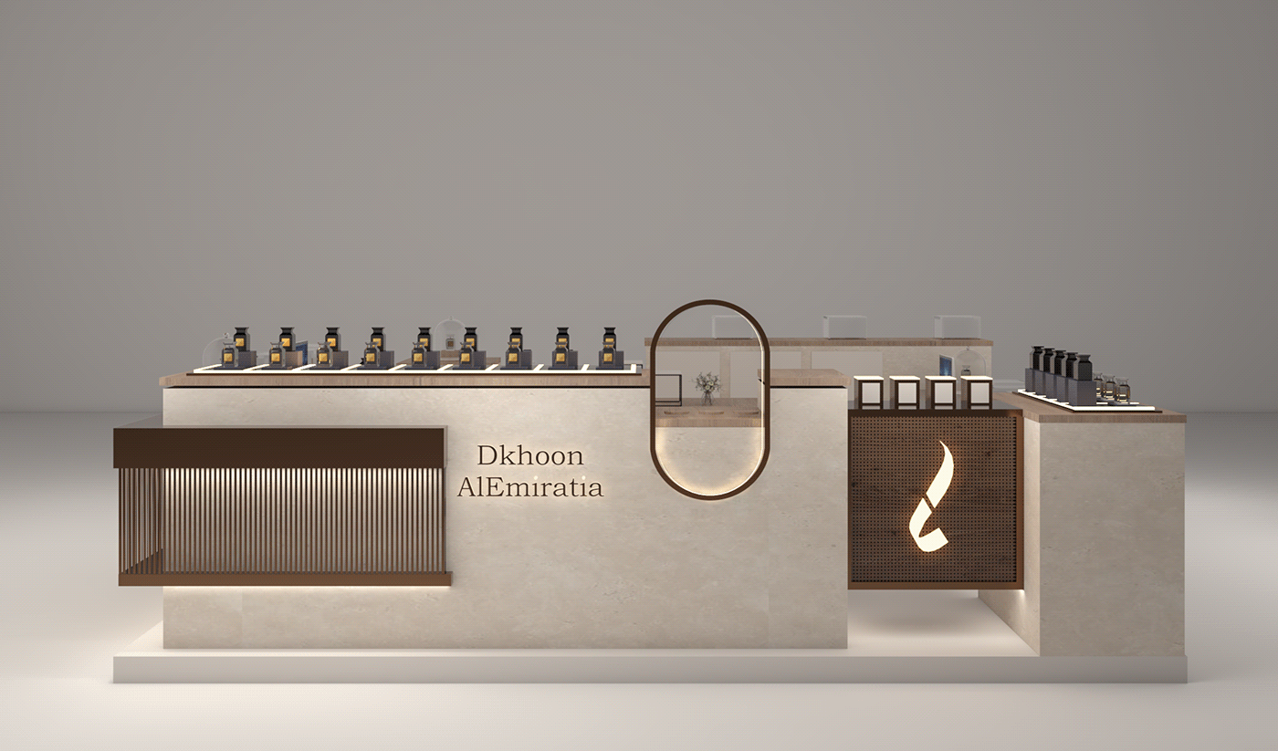 perfume kiosk