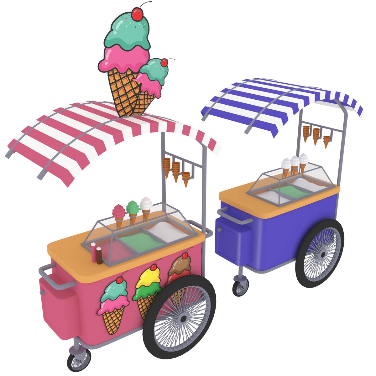 ice cream cart 