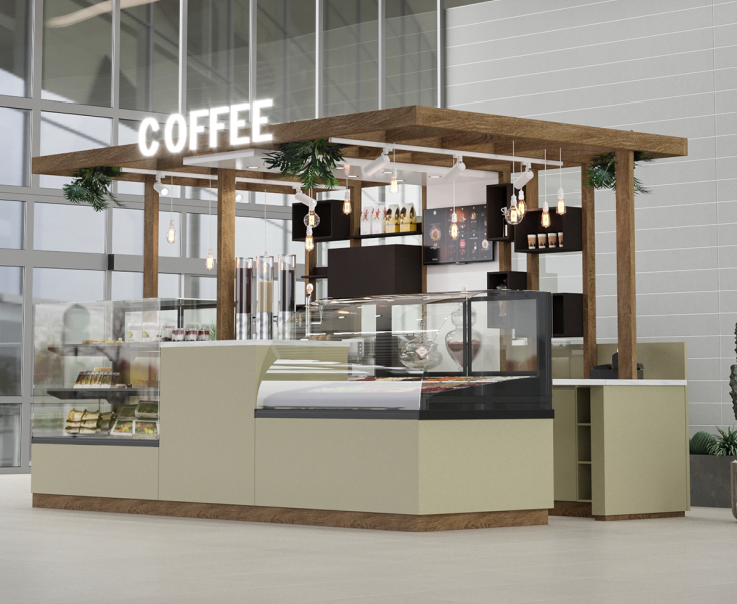  Coffee Indoor Kiosk 