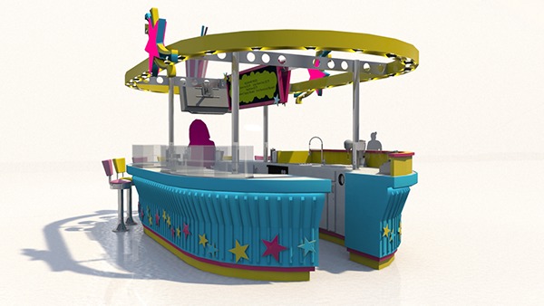 Unique Food Kiosk