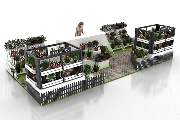 Flower Pot Display Stand