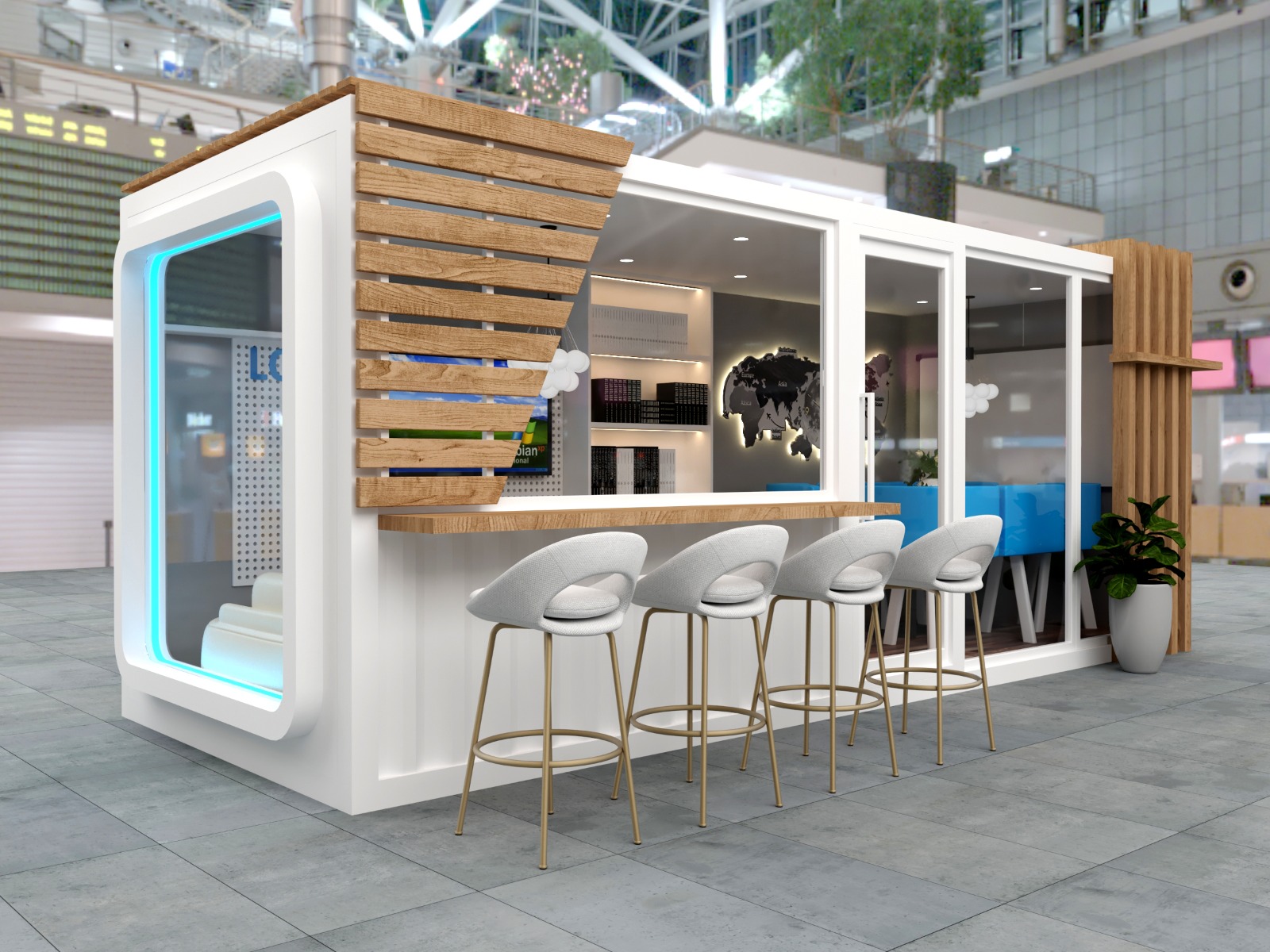 Outdoor Container Office Design 