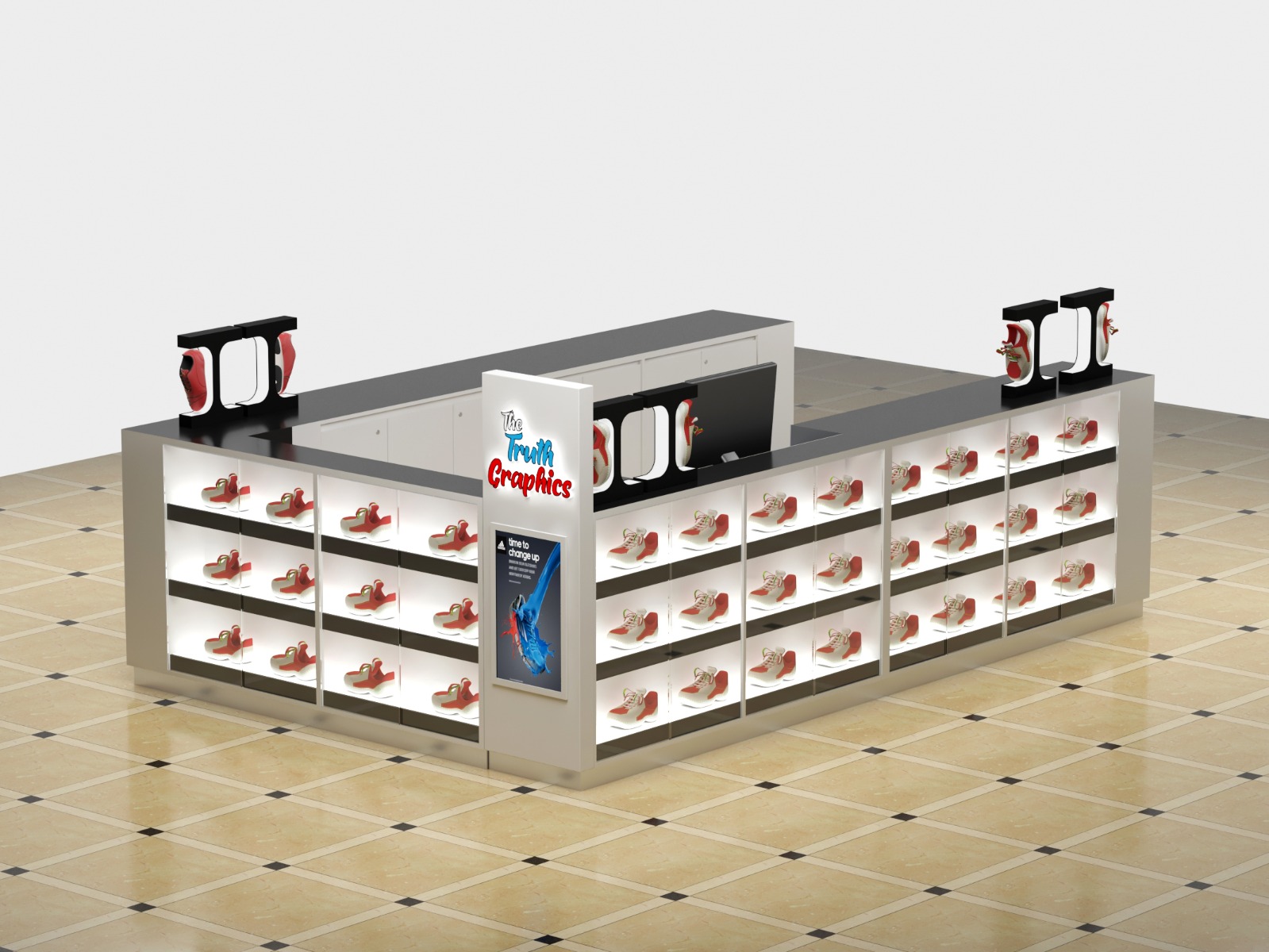 shoes kiosk
