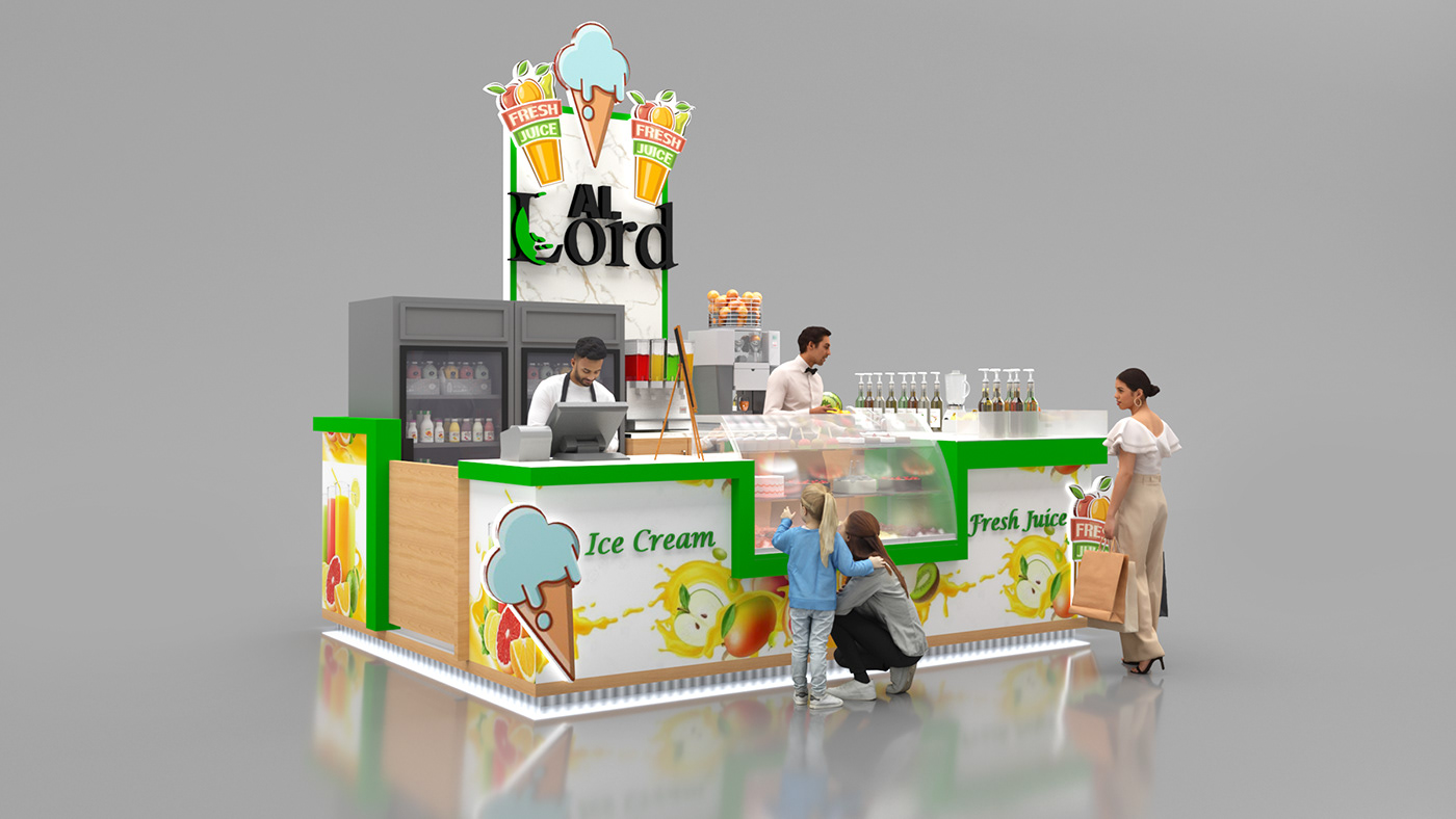 Creative Juice Kiosk