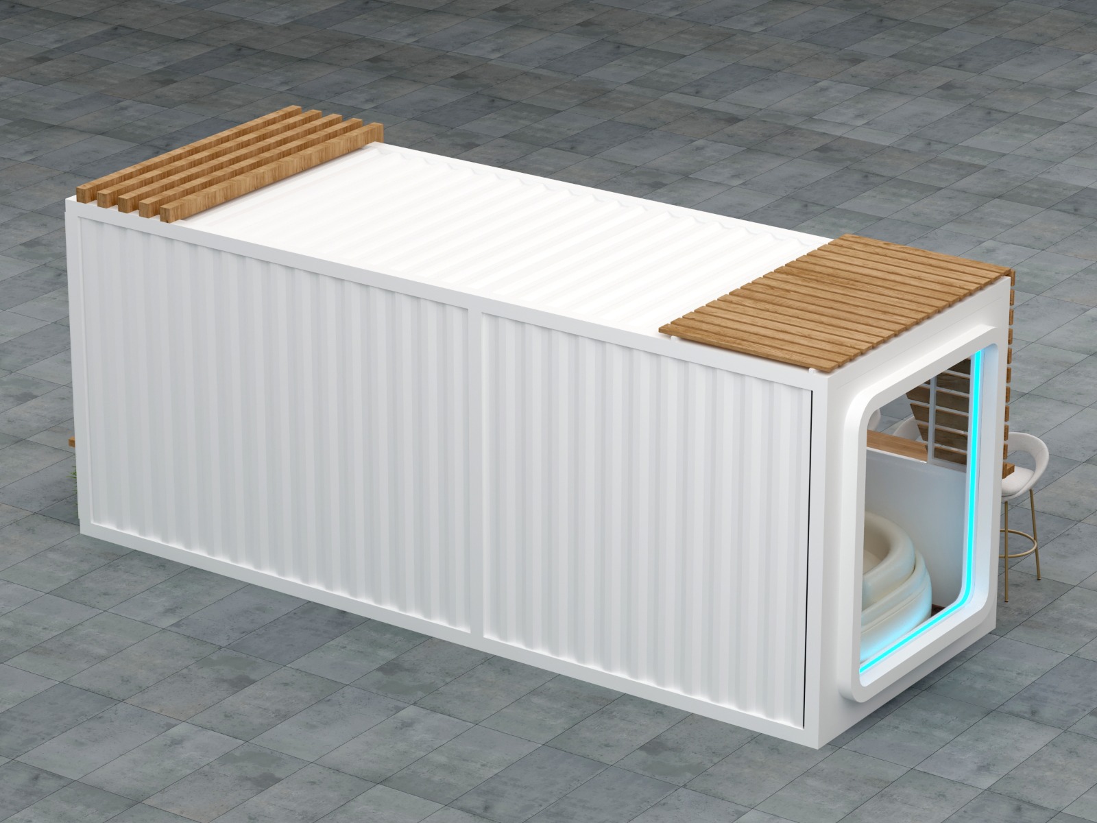 Outdoor Container Office Design 