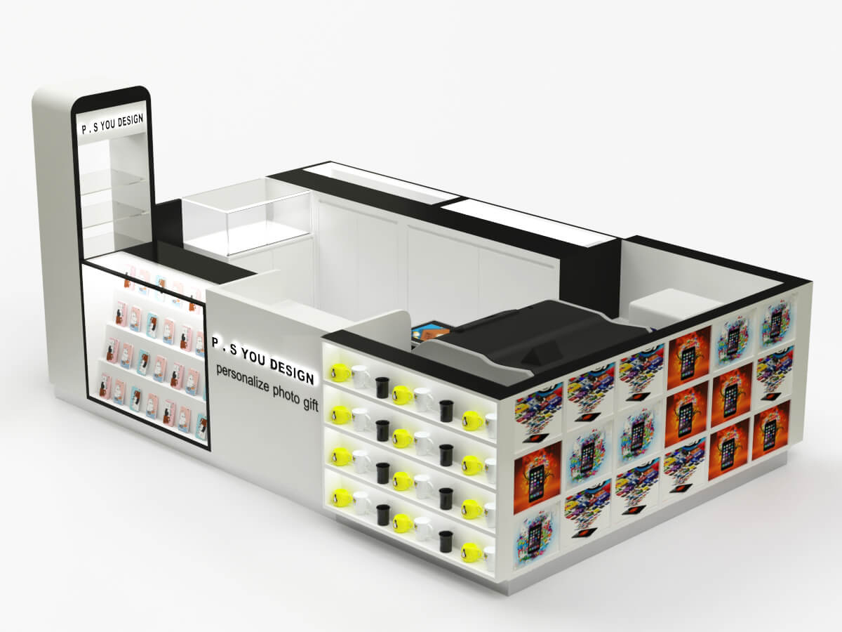 photo gift display kiosk