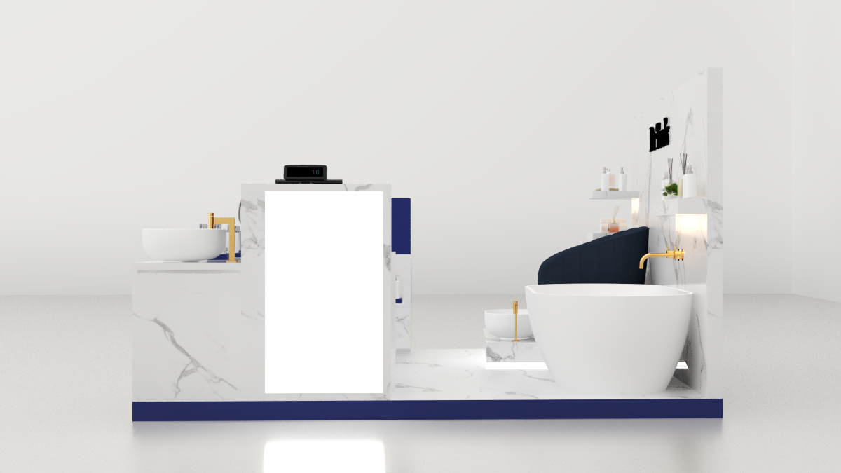 Skincare Display Counter