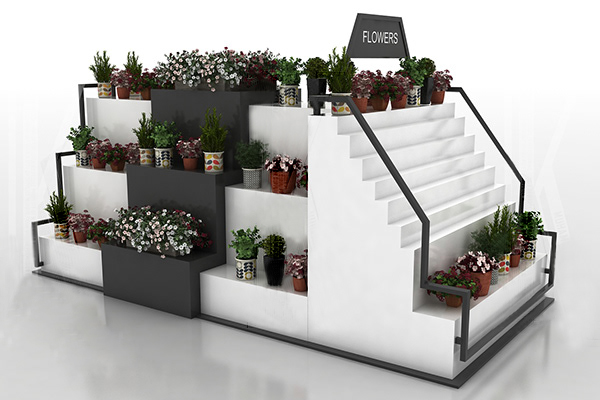 Flower Pot Display Stand