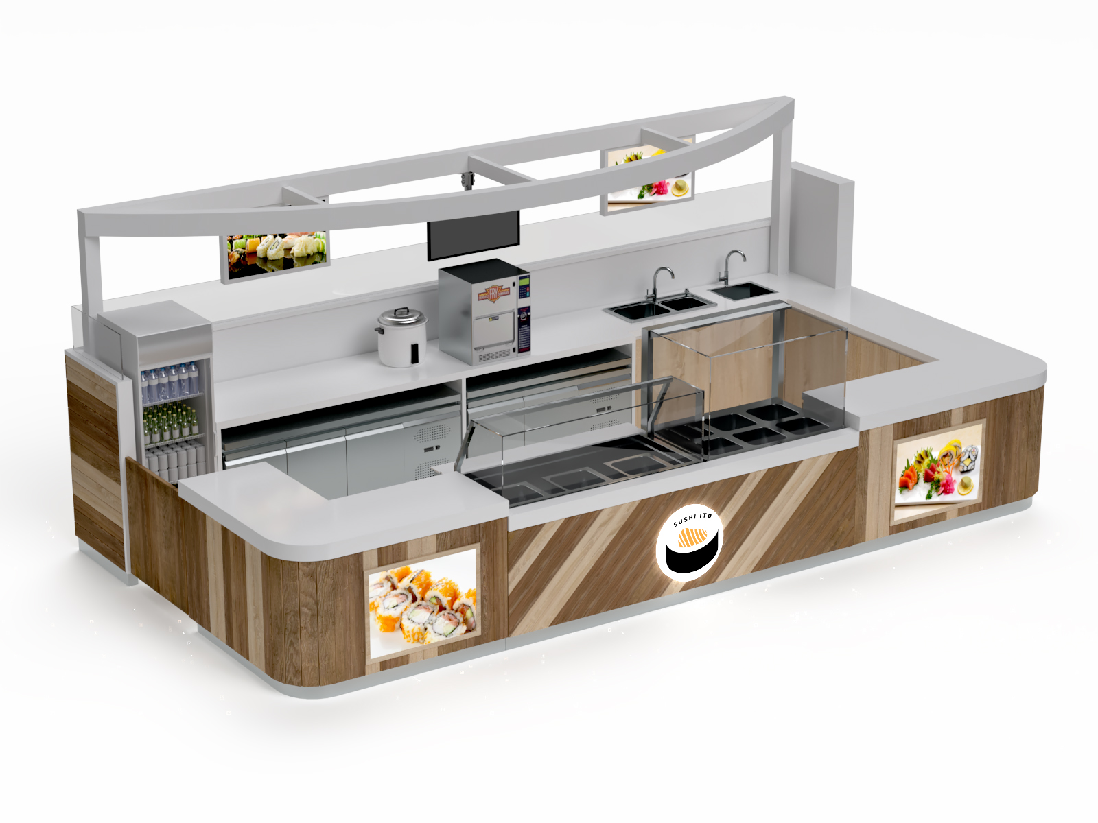 Sushi kiosk