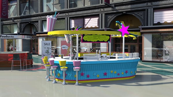 Unique Food Kiosk
