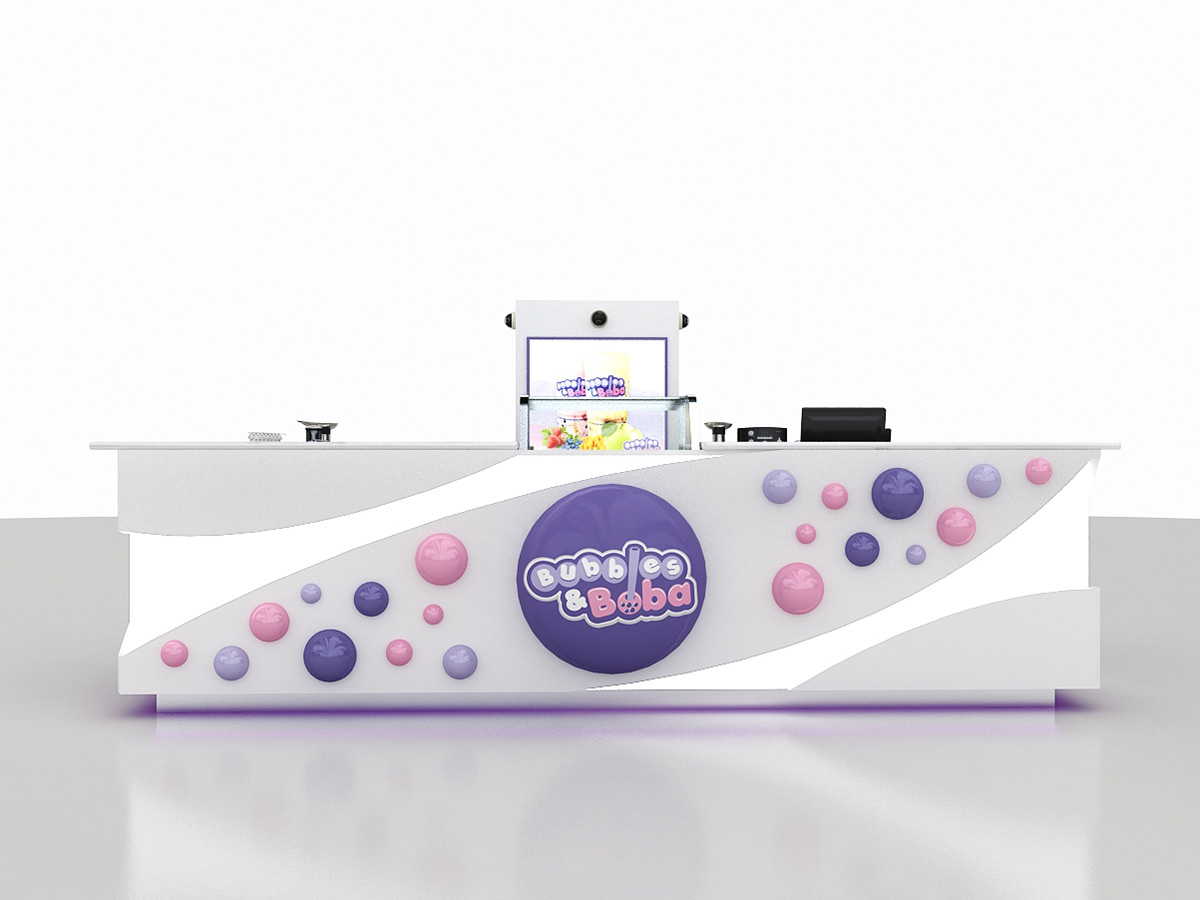 bubble tea kiosk