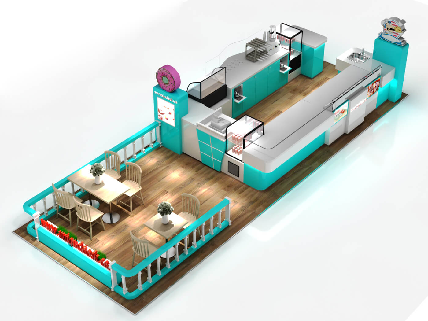 bakery kiosk for sale