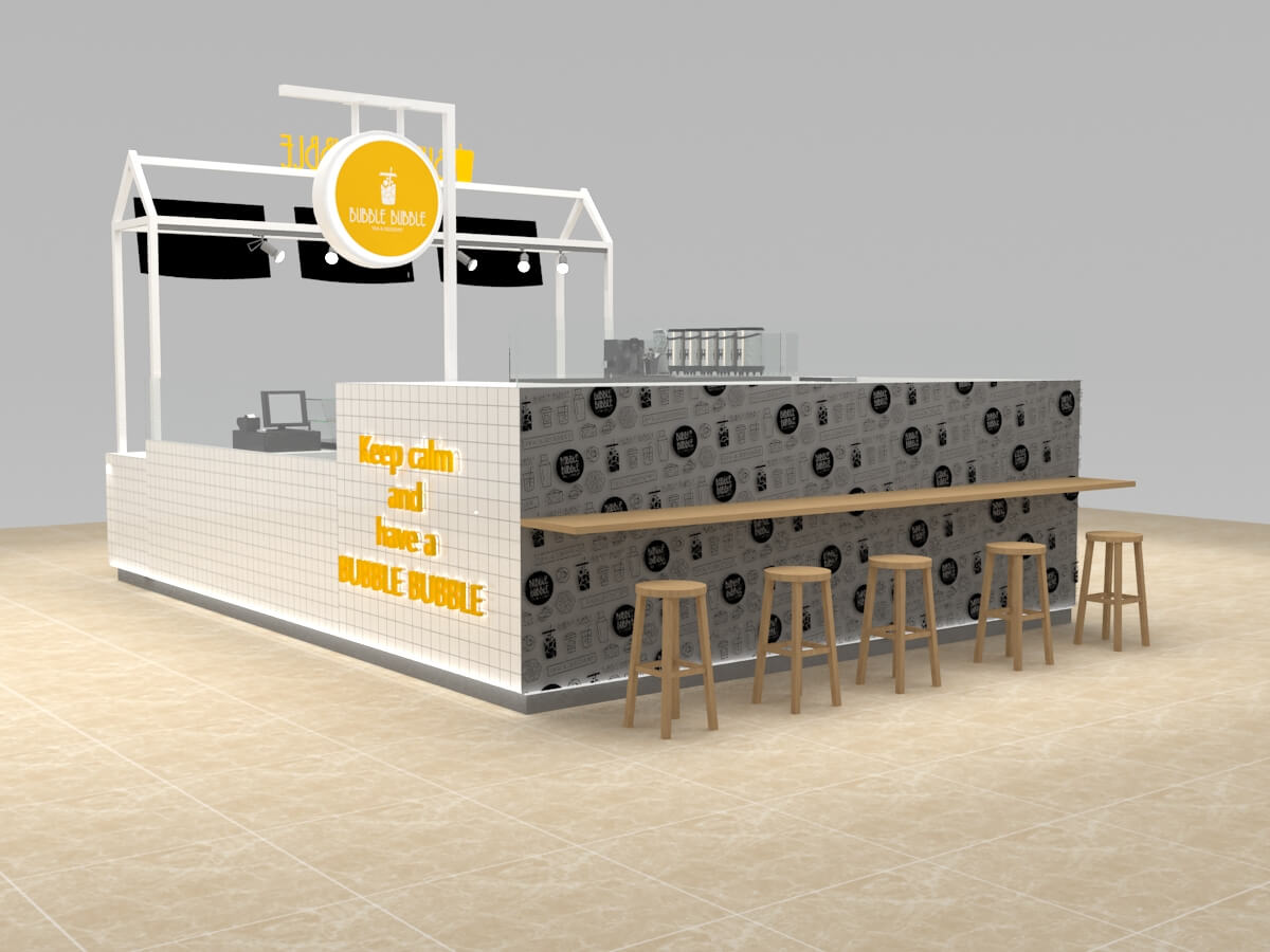 mall beverage kiosk 