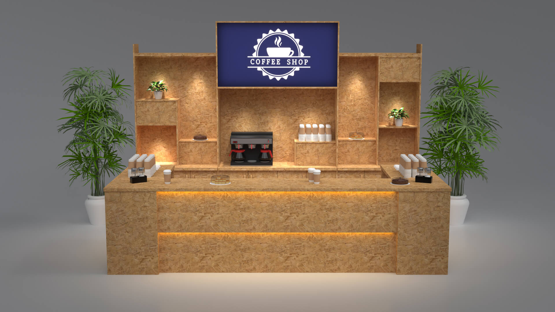 coffee bar kiosk 