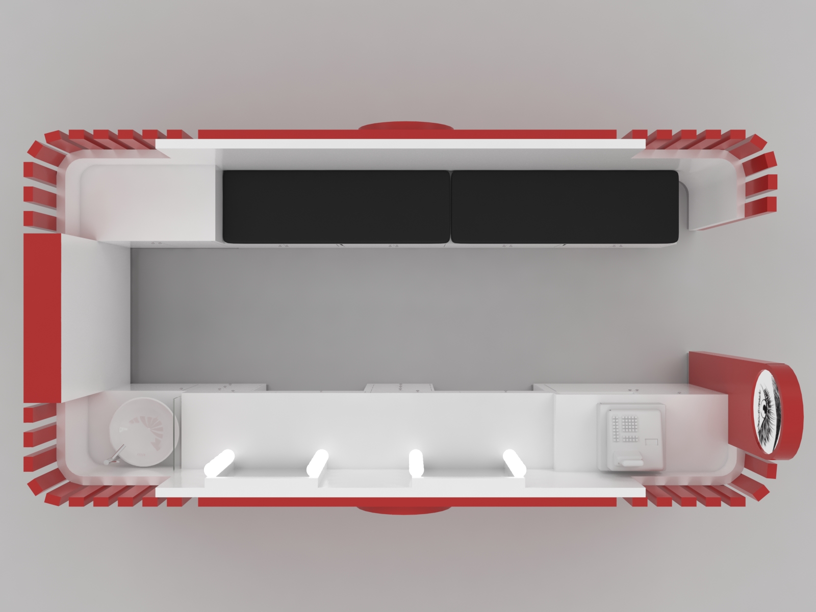 eyebrow kiosk