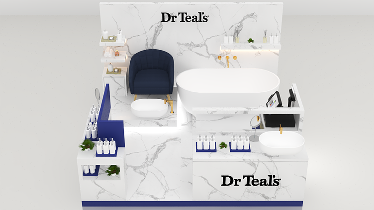 Skincare Display Counter