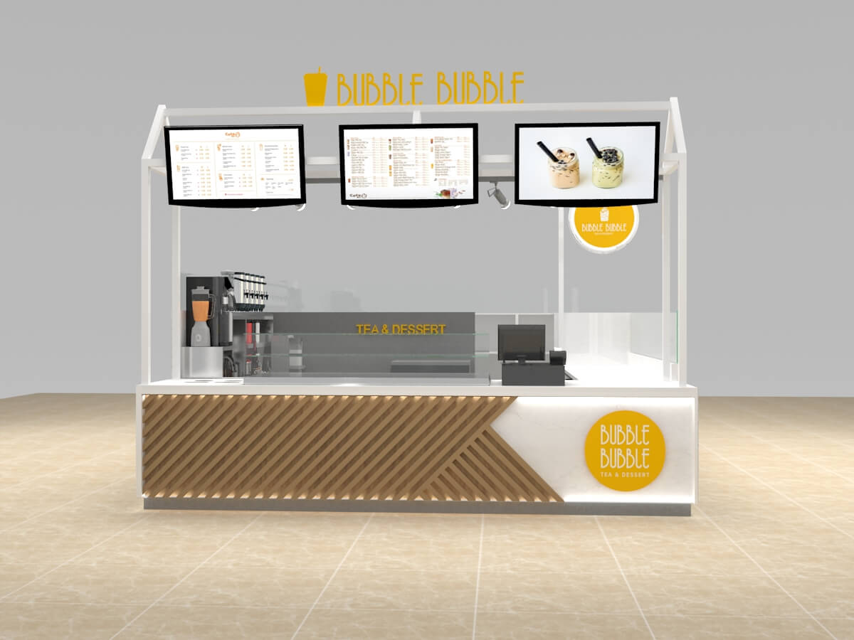 bubble tea kiosk 