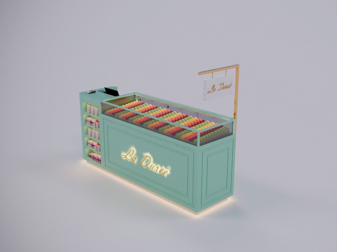Lollipop Candy Display Booth 