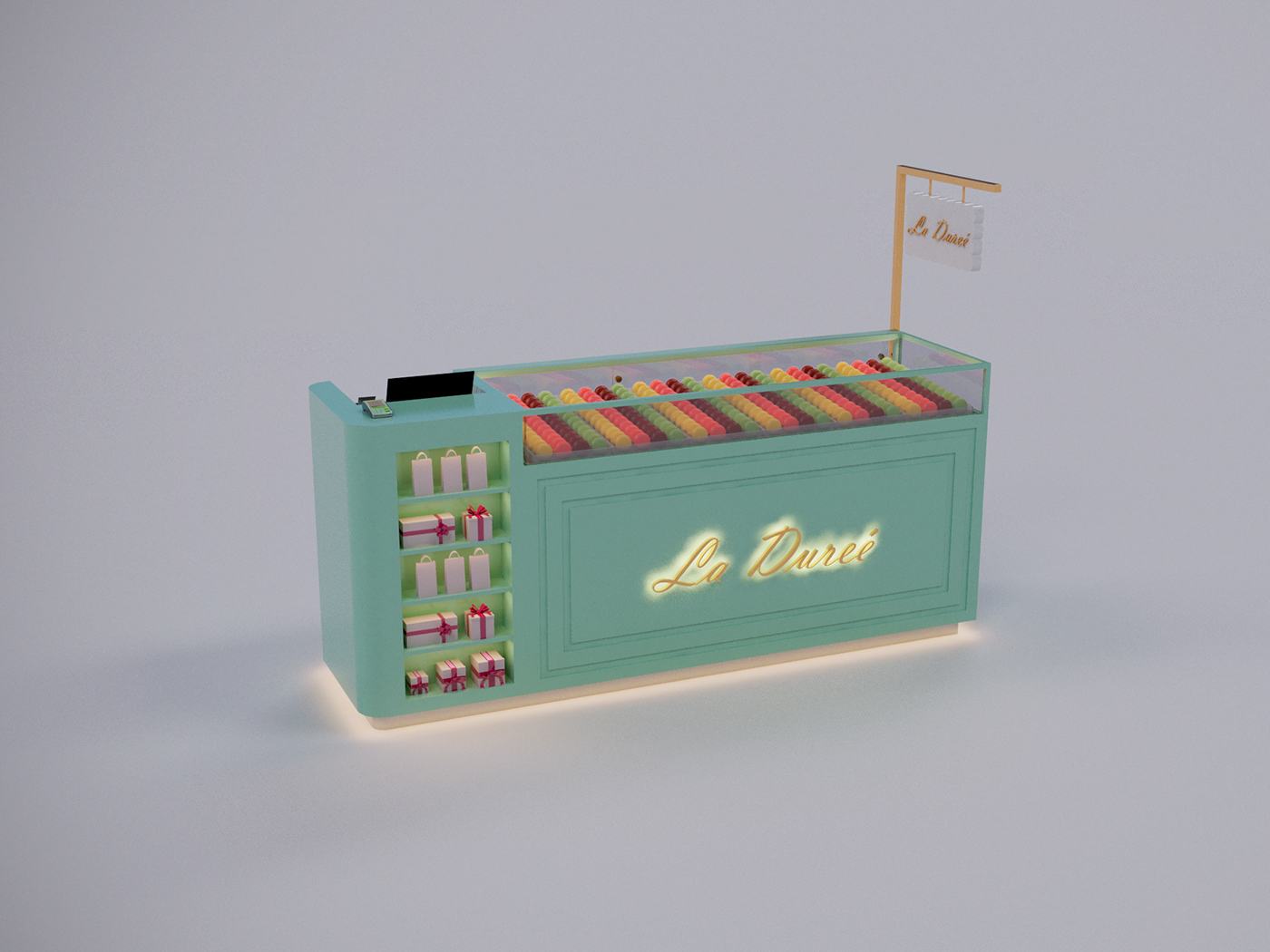 Lollipop Candy Display Booth 