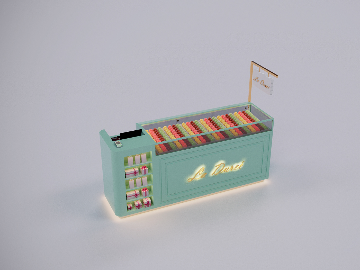 Lollipop Candy Display Booth 