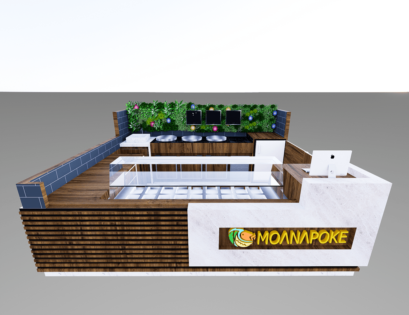 Natural Pizza Food Kiosk 
