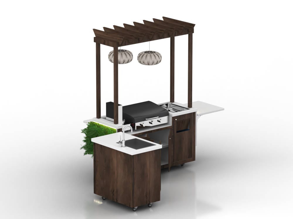 Barbecue Removable Cart