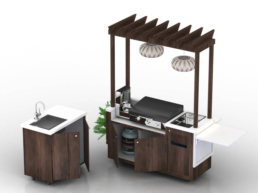 Barbecue Removable Cart