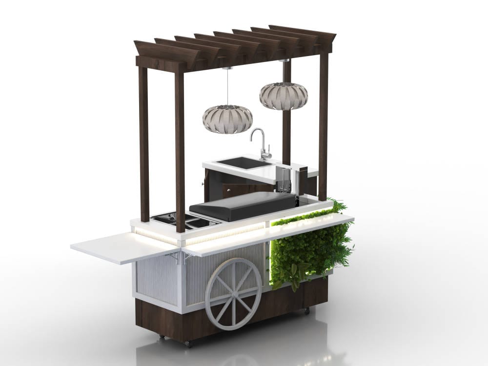 Barbecue Removable Cart
