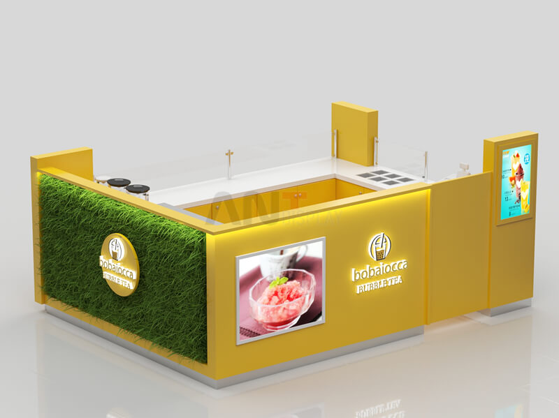 mall bubble tea kiosk