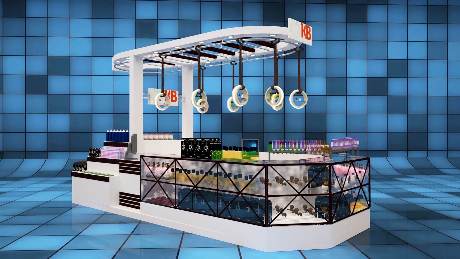 mall retail cart 