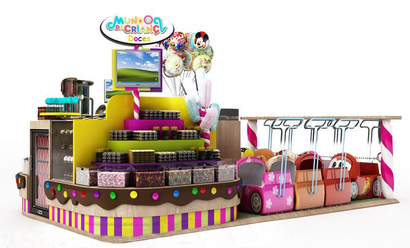 candy display shelves