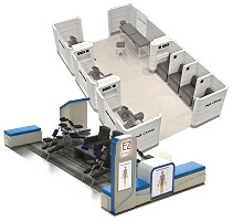 massage kiosk for indoor