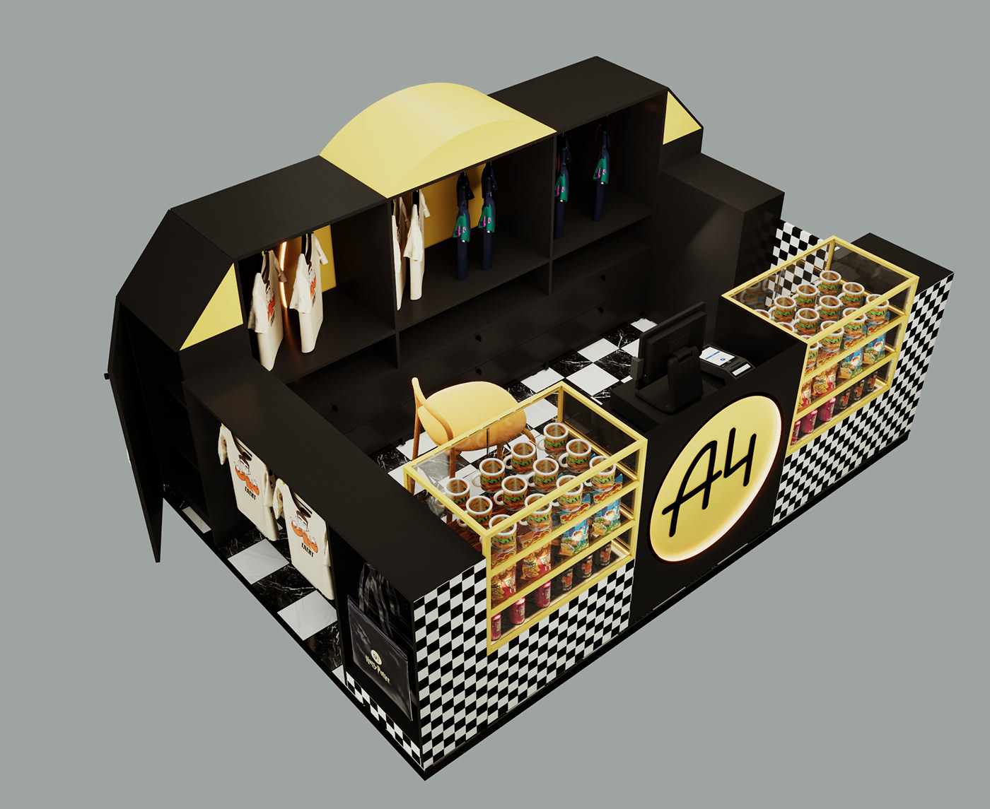  Retail Clothing Kiosk