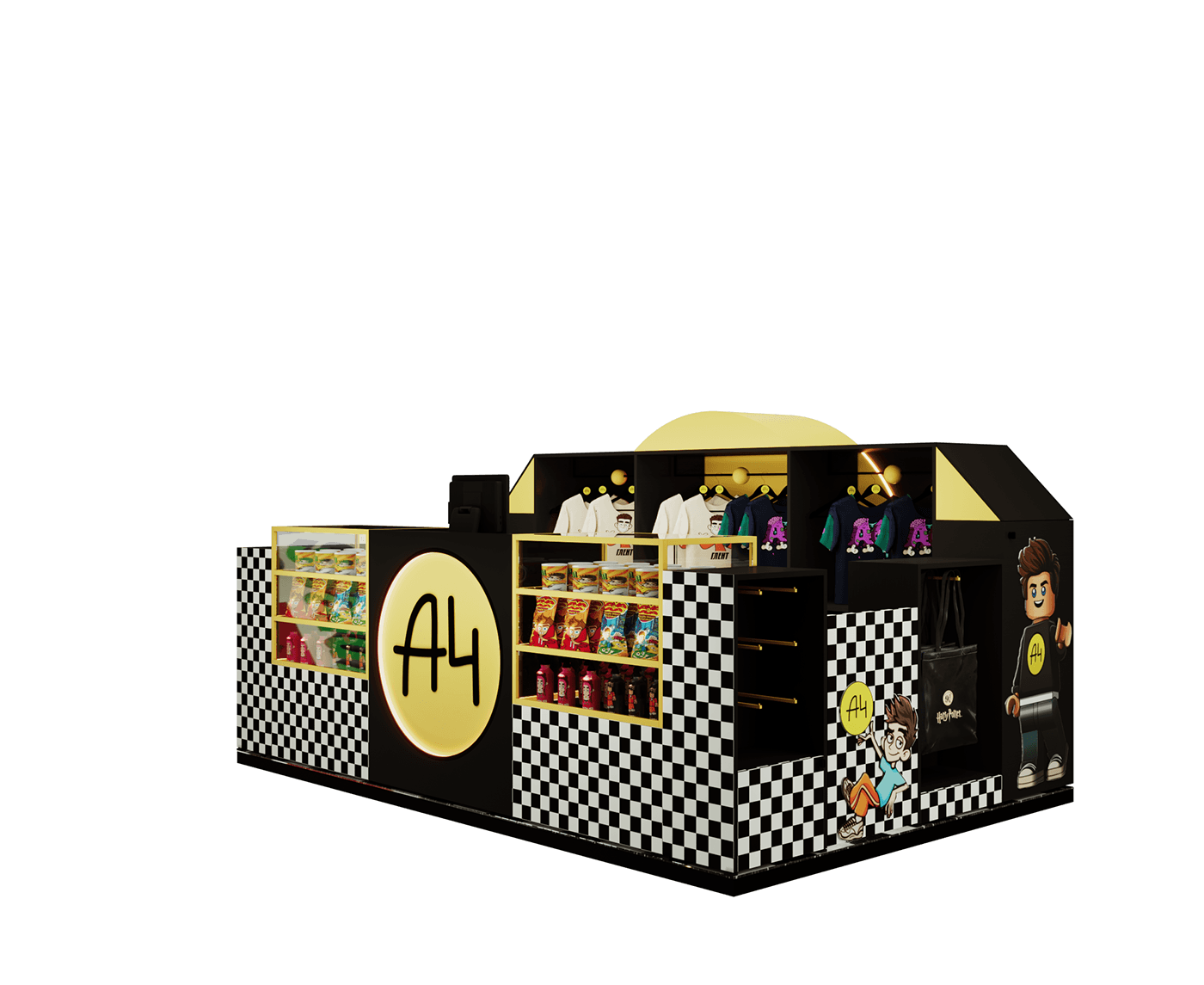  Retail Clothing Kiosk