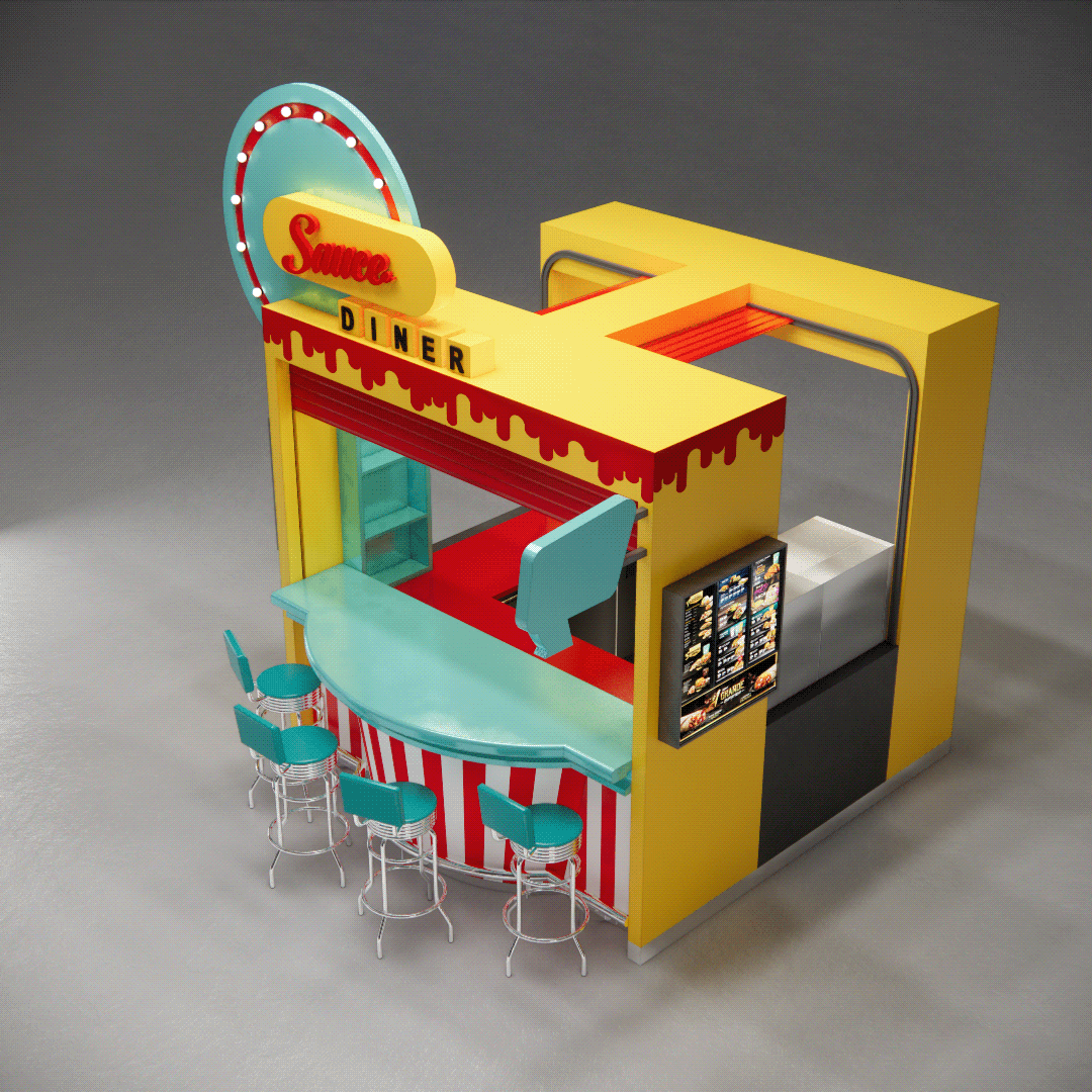 Outdoor kiosk