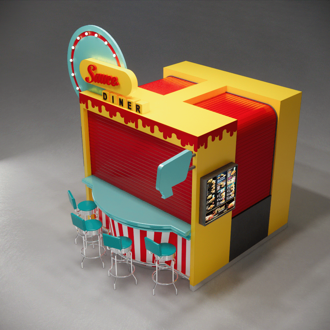 Outdoor kiosk