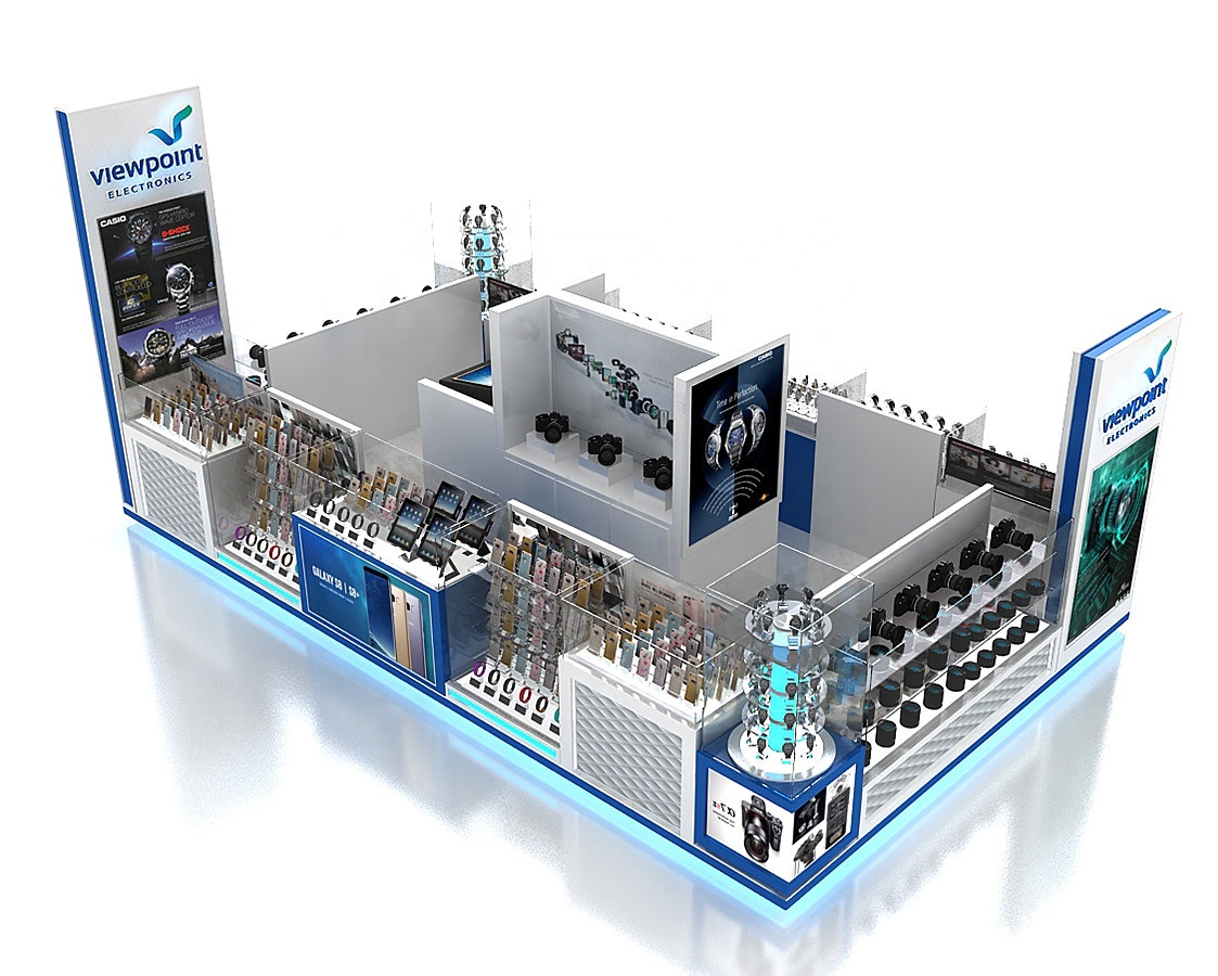 mobile phone display kiosk