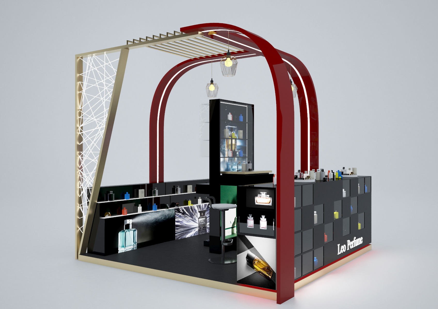Perfume kiosk