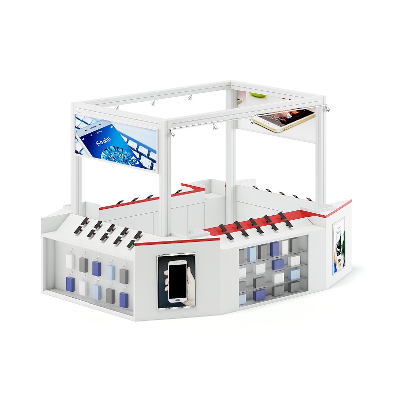 Phone accessories kiosk