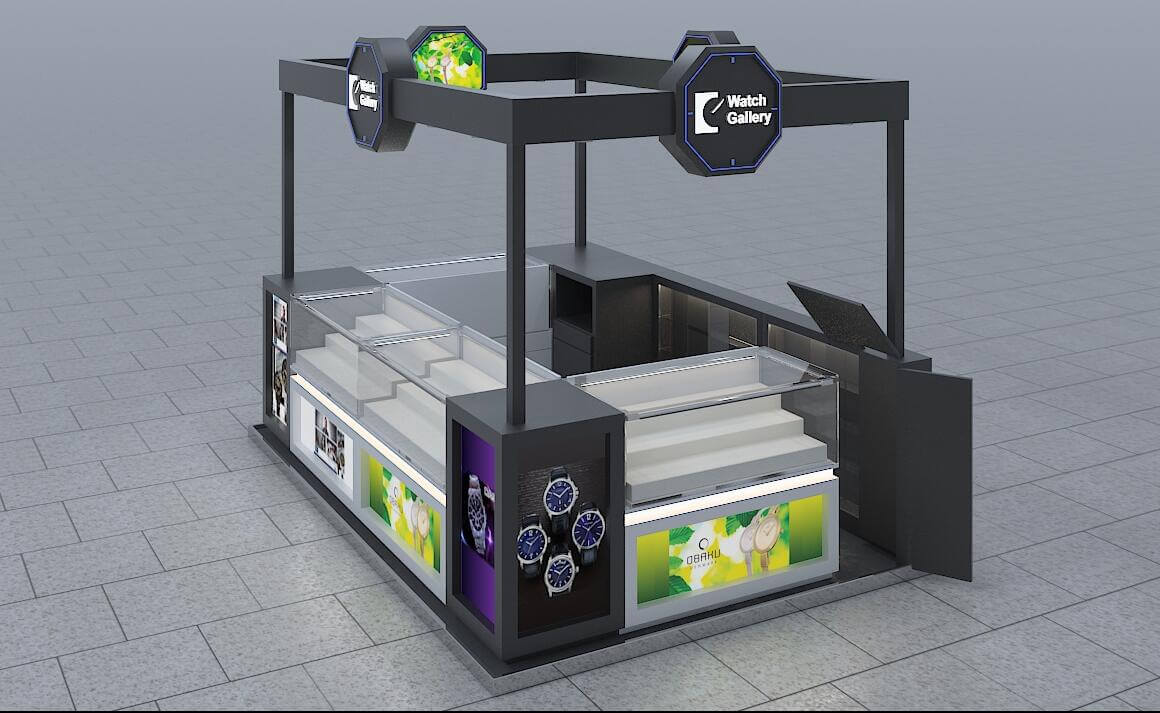 watch display booth 