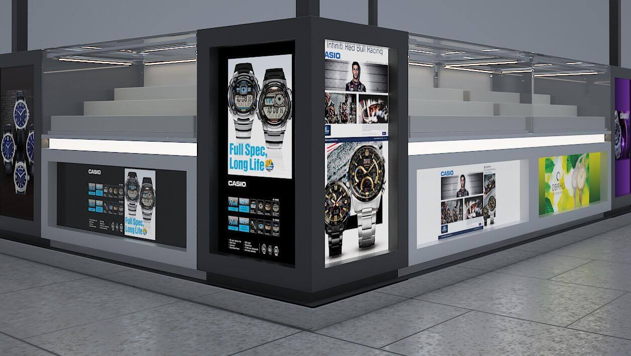watch display showcase 