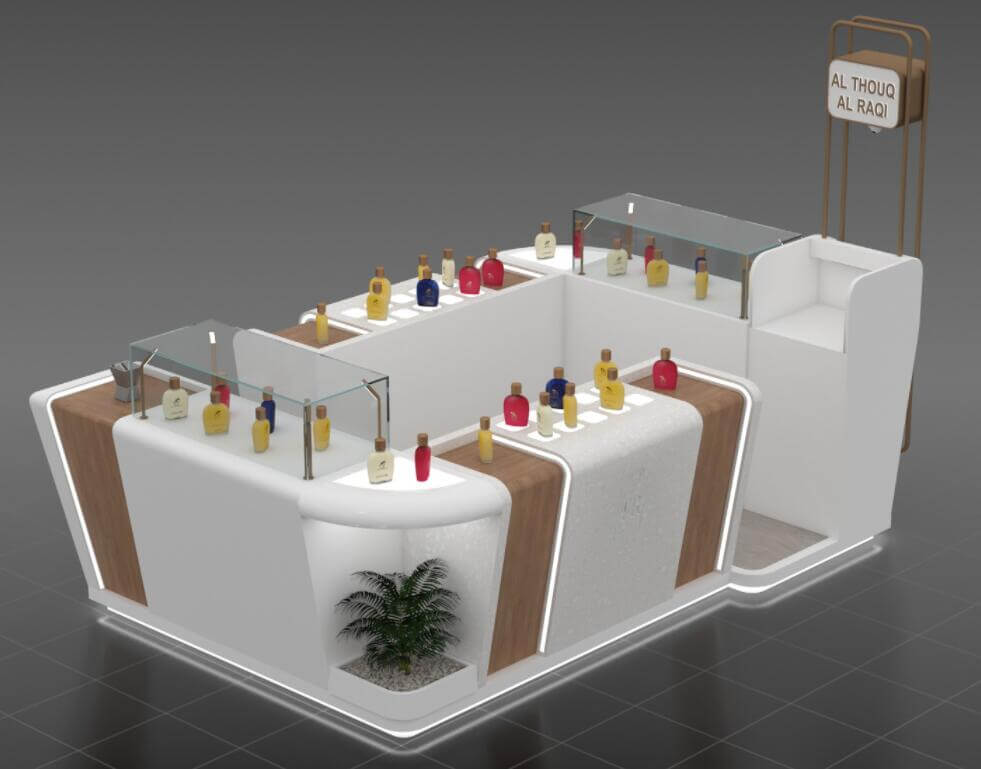 cosmetic display kiosk