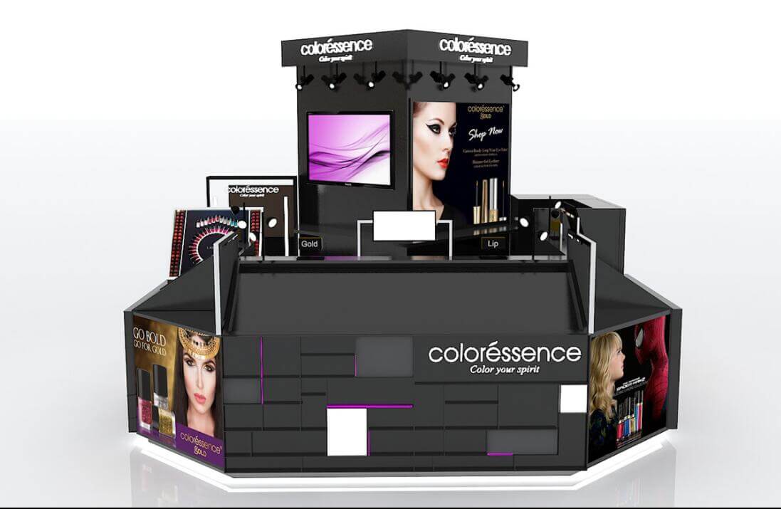 makeup booth design 