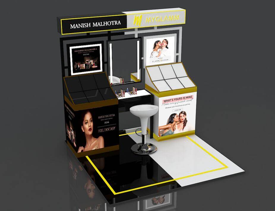 makeup display cabinet 