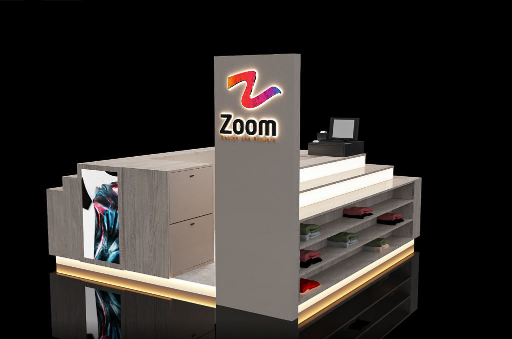 Wooden Mall T-shirt Kiosk