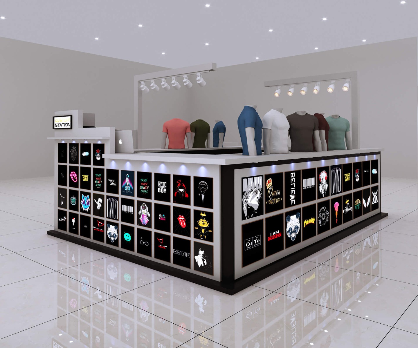 Trendy T-shirt Kiosk
