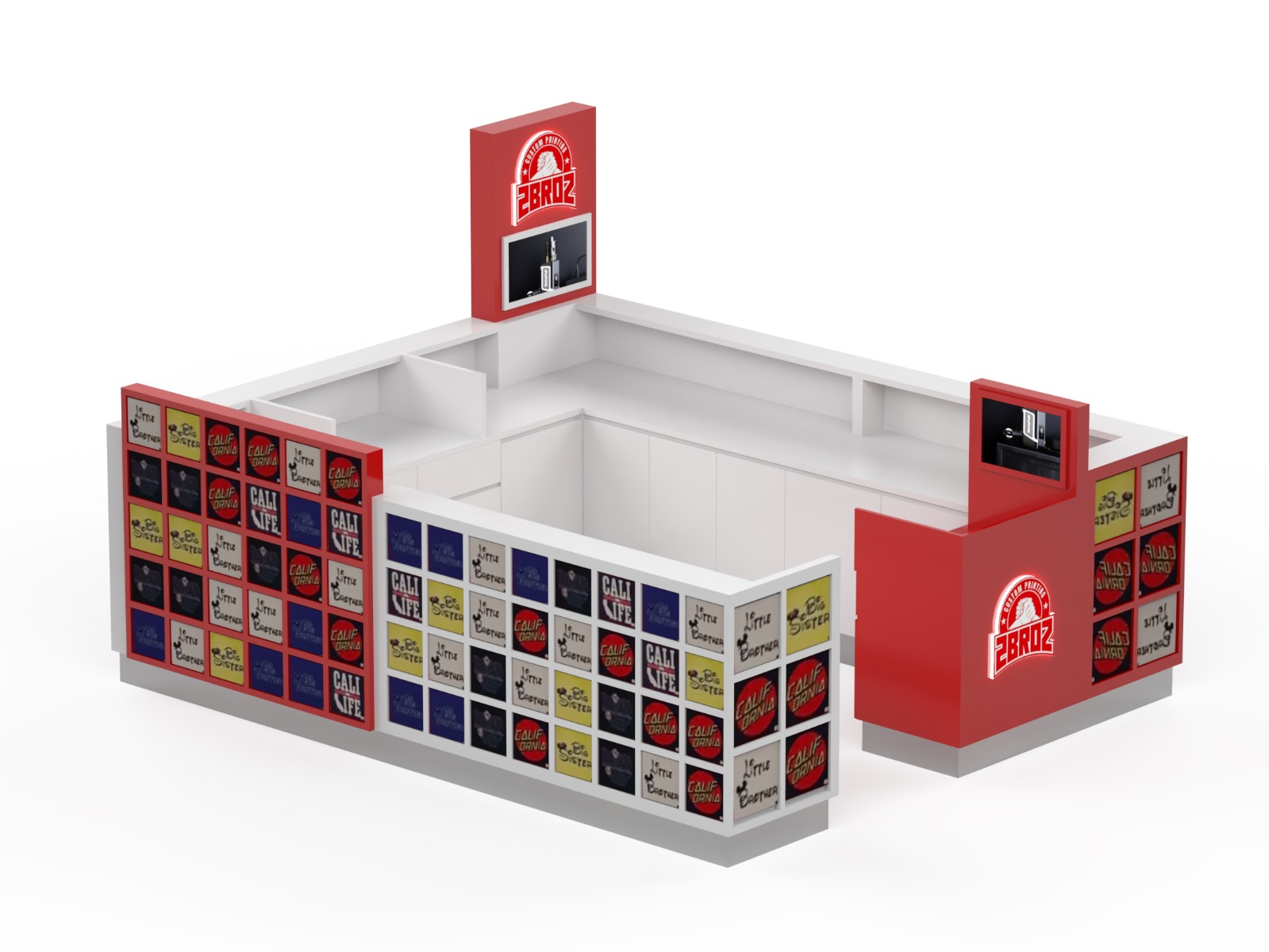 T-shirt Custom Kiosk Mall 